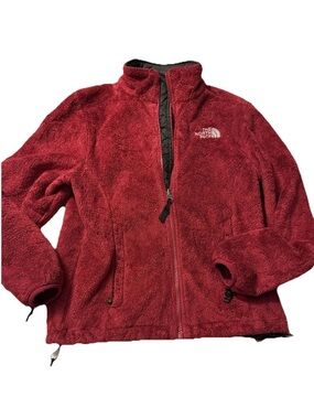 The North Face Deep Red Plush Fleece Jacket